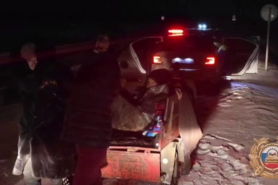 Пьяный водитель мотороллера с налобным фонарем задержан в Тулунском районе