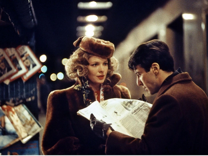 Дайан Китон и Аль Пачино на съемках фильма «Крестный отец 2», 1974 год