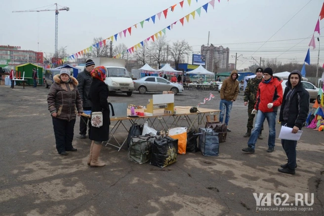 Установка палаток