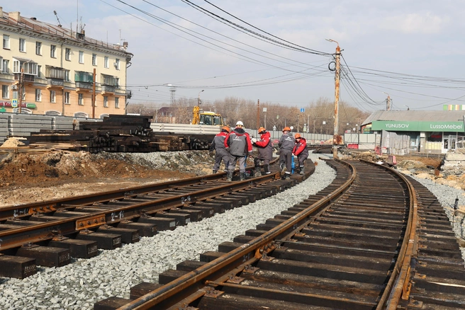 Стартовый котлован для метротрамвая на «Улице Каслинской» | Источник: mindortrans.gov74.ru