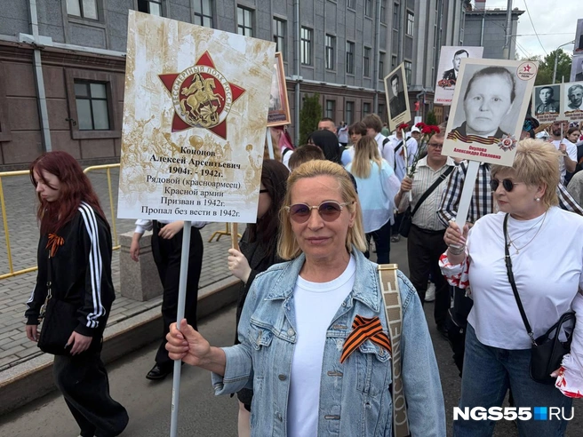 Омичка рассказала про своего дедушку | Источник: Анна Иванина / NGS55.RU 