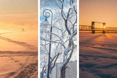 Put Arkhangelsk on your phone's wallpaper: a collection of stunning winter shots