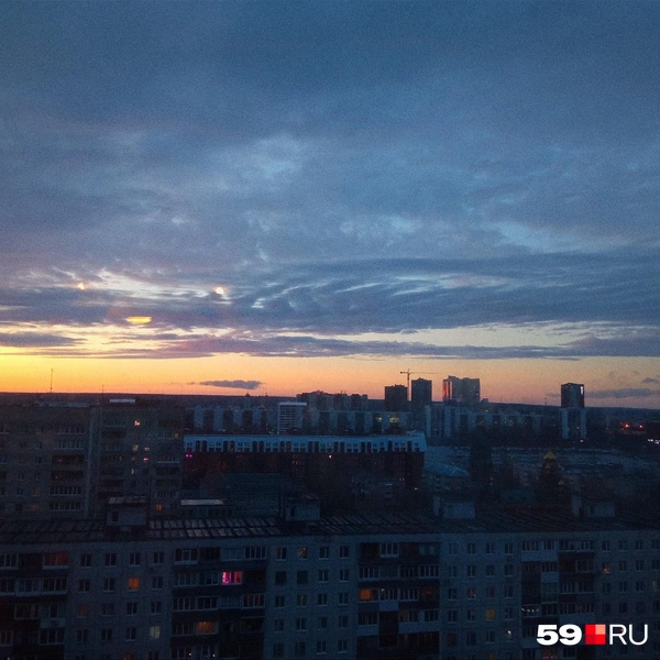Из окна видно весь центр | Источник: читатель 59.RU