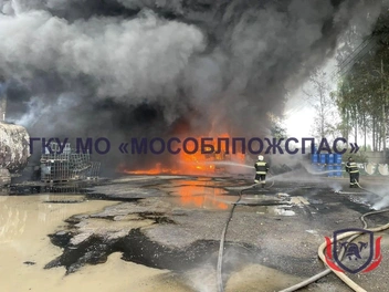 Пожар локализовали на 300 квадратных метрах | Источник: ГКУ МО «Мособлпожспас» / T.me