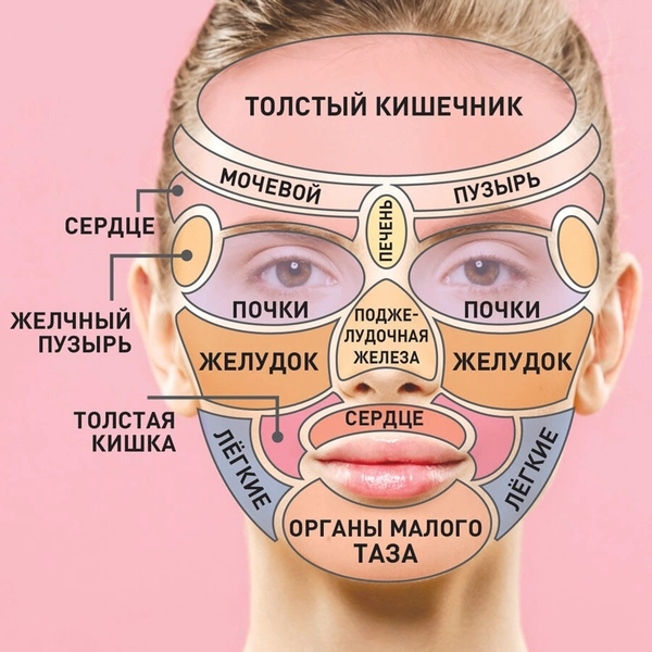 «Карта прыщей» нашего лица