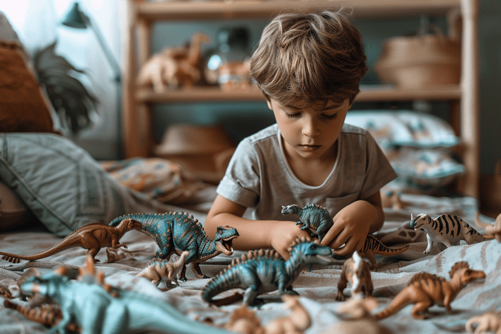 Игрушка дня: 3D-раскраска для маленьких любителей динозавров