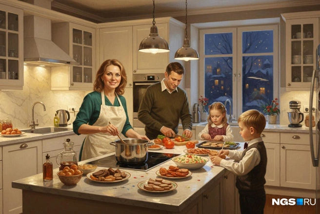 Некоторые продукты в блюдах повторяются — это позволит сэкономить деньги и купить на них дополнительные угощения или напитки | Источник: Юрий Орлов / Городские медиа