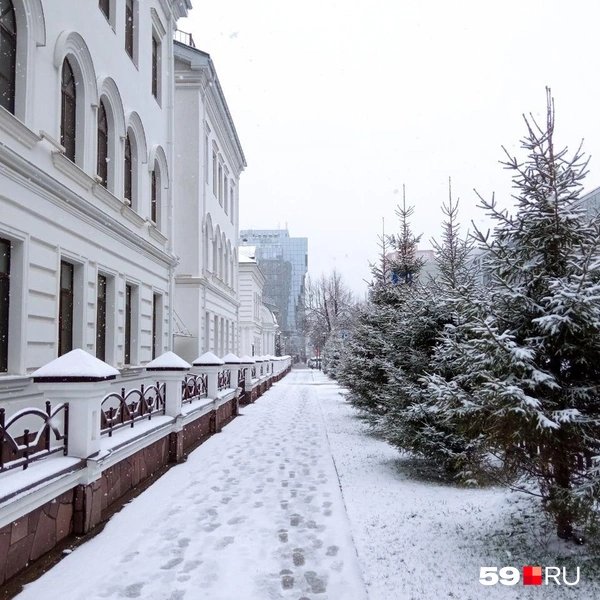 Вполне зимний пейзаж, но на дворе конец апреля! | Источник: Вероника Свизева / 59.RU 