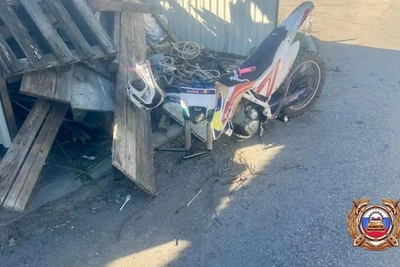 Подросток без прав пострадал на питбайке в Ставрополье