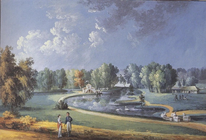 Источник: Усадьба Братцево на полотне А. Кузнецова