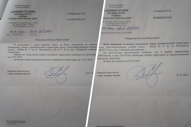 Власти каждый месяц писали Гончаровой одно и то же, а потом и вовсе ответили, что всё убрано | Источник: Наталья Гончарова