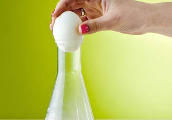 Впихнуть невпихиваемое: как поставить занимательный опыт с яйцом и бутылкой