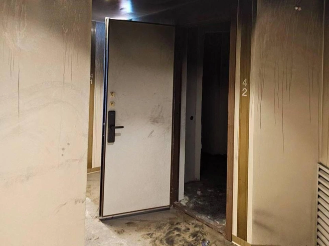 Причина пожара — уснувший шашлычник. Квартира автоблогера Димы Гордея прокоптилась в Петербурге | Источник: Дима Гордей / Telegram