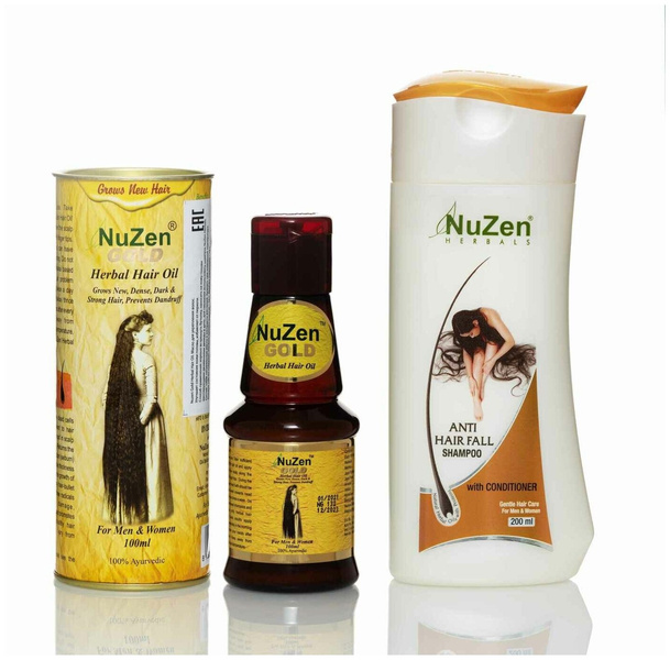  Лечебный комплекс от выпадения волос Nuzen Herbals