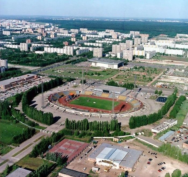 В СССР в Тольятти было не только зелено, но и молодо | Источник: Вячеслав Носков, «Советский модернизм» / vk.com