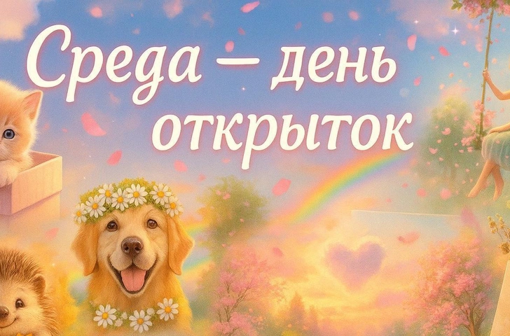 Открытка «Доброй среды»: 50 красивых картинок, чтобы порадовать близких и коллег в середине рабочей недели