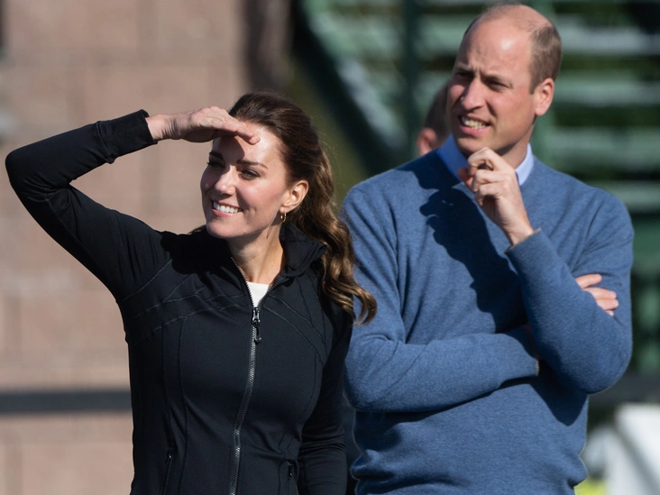 Герцогиня Кэтрин и принц Уильям в регби-клубе города Дерри в Лондондерри, Северная Ирландия, 29 сентября 2021