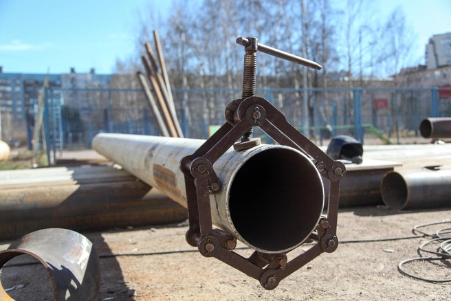 На Кораблестроителей начали масштабную реконструкцию внутриквартальных теплопроводов | Источник: АО «Теплосеть Санкт-Петербурга»