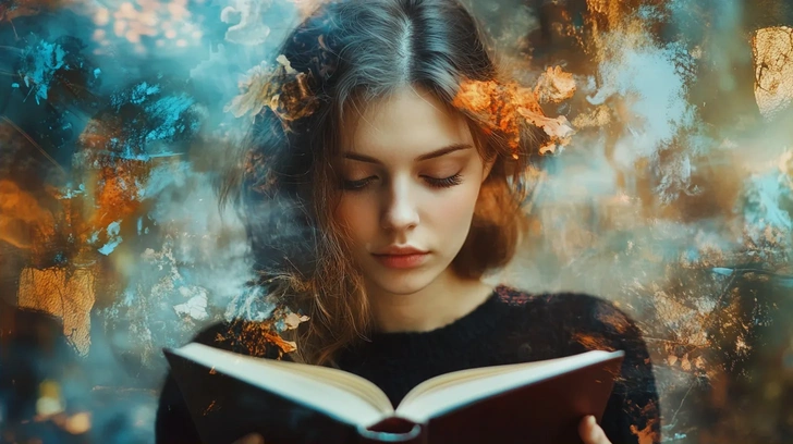 Гадание по книгам: выберите страницу и узнайте, что вам нужно успеть сделать до конца августа 2025 года | Источник: Midjourney