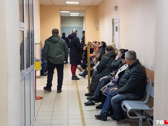 В Минздраве региона дали пояснения по поводу сложностей с записью на медицинский приём. | Источник: Кирилл Поверинов / 76.RU