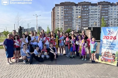 Фестиваль национальных культур в сквере Благовещенска