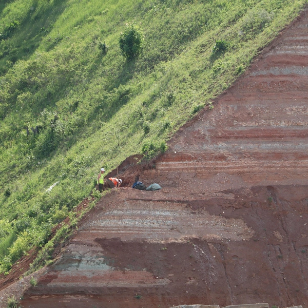 Пестрые породы пермской системы | Источник: Юлия Сучкова