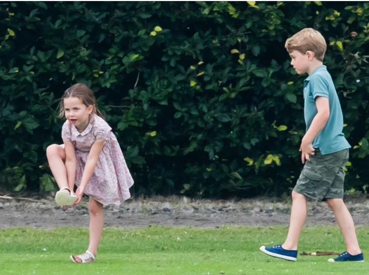 Принцесса Шарлотта и принц Джордж, 10 июля 2019 года