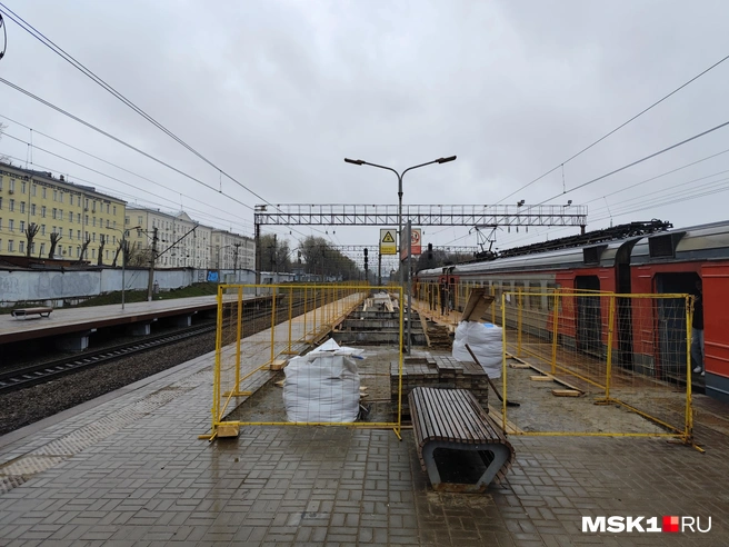 Платформа № 1 Варшавская в апреле 2026 года | Источник: Игорь Мещанев / MSK1.RU