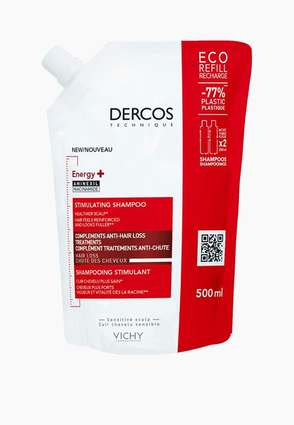 Шампунь тонизирующий Dercos Energy+ Vichy