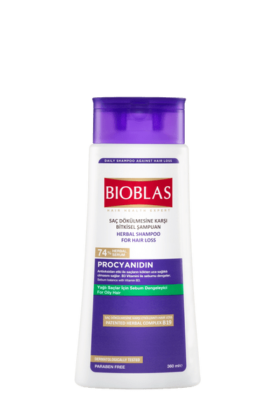 Шампунь для жирных волос с экстрактом виноградных косточек, Bioblas