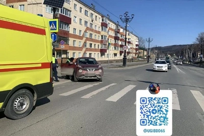 Пенсионерку сбили на пешеходном переходе в Южно-Сахалинске