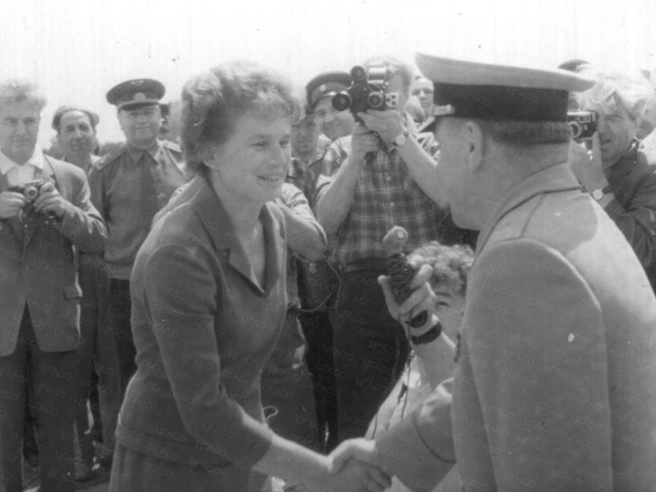 Встреча Валентины Терешковой в Куйбышеве | Источник: фотофонды Самарского областного госархива социально-политической истории и Центрального областного госархива