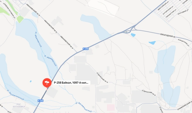 Место ДТП  | Источник: yandex.ru/maps