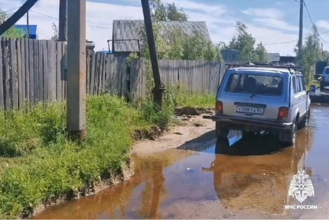 В Нижневартовске уровень воды снизился на 5 см | Источник: МЧС России / T.me