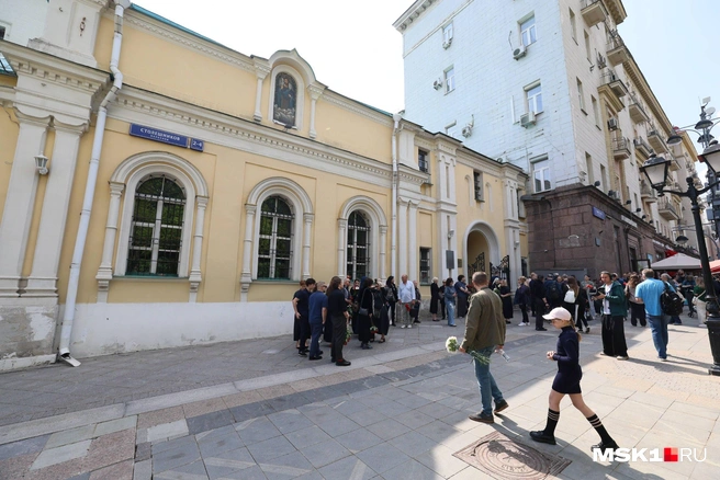 Панихида прошла в храме в центре Москвы | Источник: Артем Устюжанин / MSK1.RU
