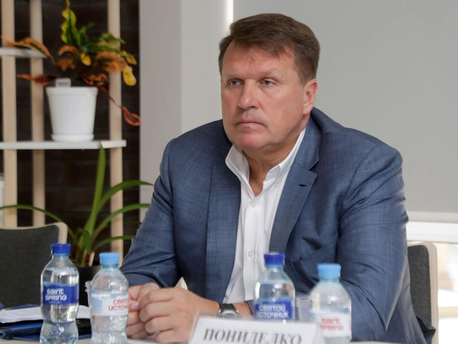Василий Пониделко, председатель комитета по труду и занятости населения Петербурга | Источник: Игорь Бакустин, предоставлено СРО А «Объединение строителей СПб»