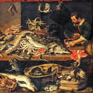 Четыре плюс пять: раскрываем секреты «Лавок» — рыночных натюрмортов художника Франса Снейдерса