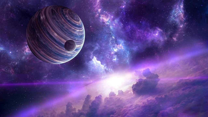 Картина на холсте «Космос» интерьерная для дома