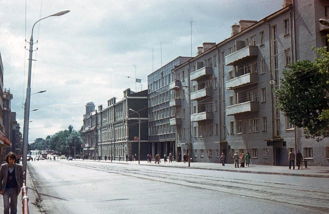 Улица Ленина в Уфе, 1975 год | Источник: Юрий Борецкий / transphoto.org
