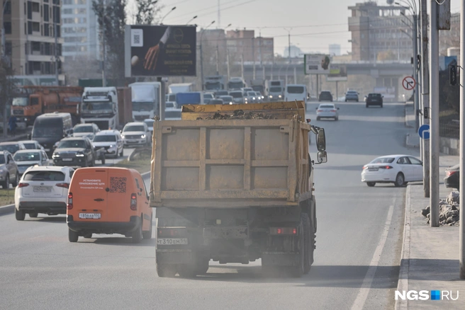 Машины засыпает пылью, а горожане переживают за свое здоровье | Источник: Александр Ощепков / NGS.RU