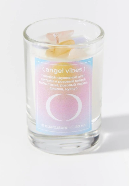 Свеча «ANGEL VIBES» с кристаллами