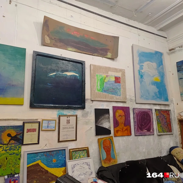 В мастерской художника | Источник: Сергей Гендин / 164.RU