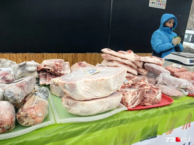 Стоимость мяса и субпродуктов зависит от частей, которые вы хотели бы приобрести  | Источник: Павел Красоткин / 72.RU 