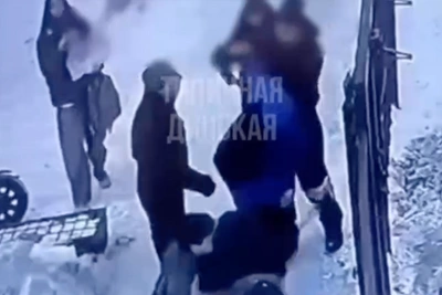 Two Men Beat Teenager, Kick Him While Down