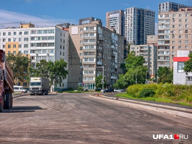 Отрезок в сторону улицы Николая Дмитриева | Источник: Булат Салихов / UFA1.RU