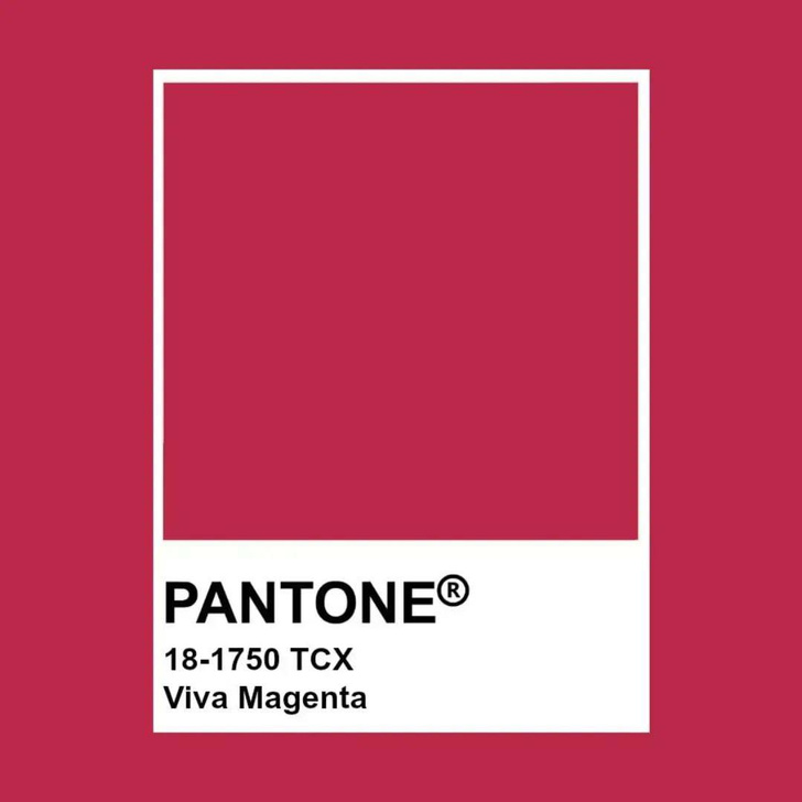 Viva Magenta — цвет года Pantone 2023