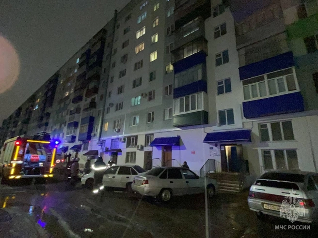 Пожар произошел в многоэтажном доме | Источник: МЧС Башкирии