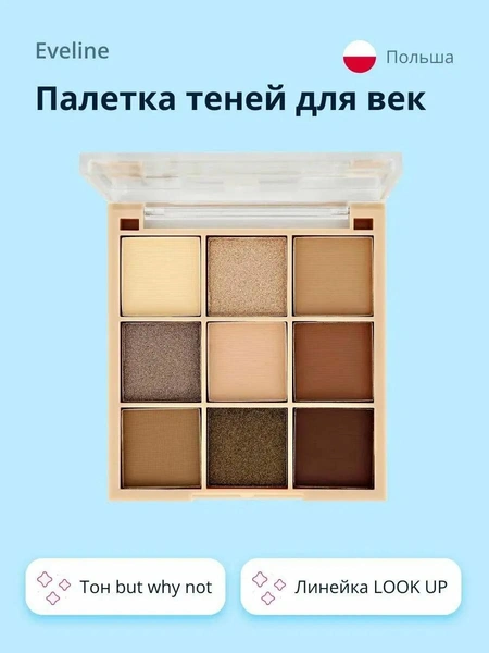 Eveline Cosmetics Палетка теней Eyeshadow Professional