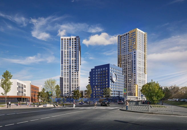 Repin Towers находится в 10 минутах от центра Екатеринбурга. Поблизости есть ТРЦ «Радуга Парк» и ТЦ «Мега» с магазинами, кафе, кинотеатрами и фитнес-клубами | Источник: «Атомстройкомплекс»