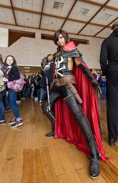 Косплей капитана Харлока из аниме и манги Space Pirate Captain Harlock | Источник: Ксения Зимина